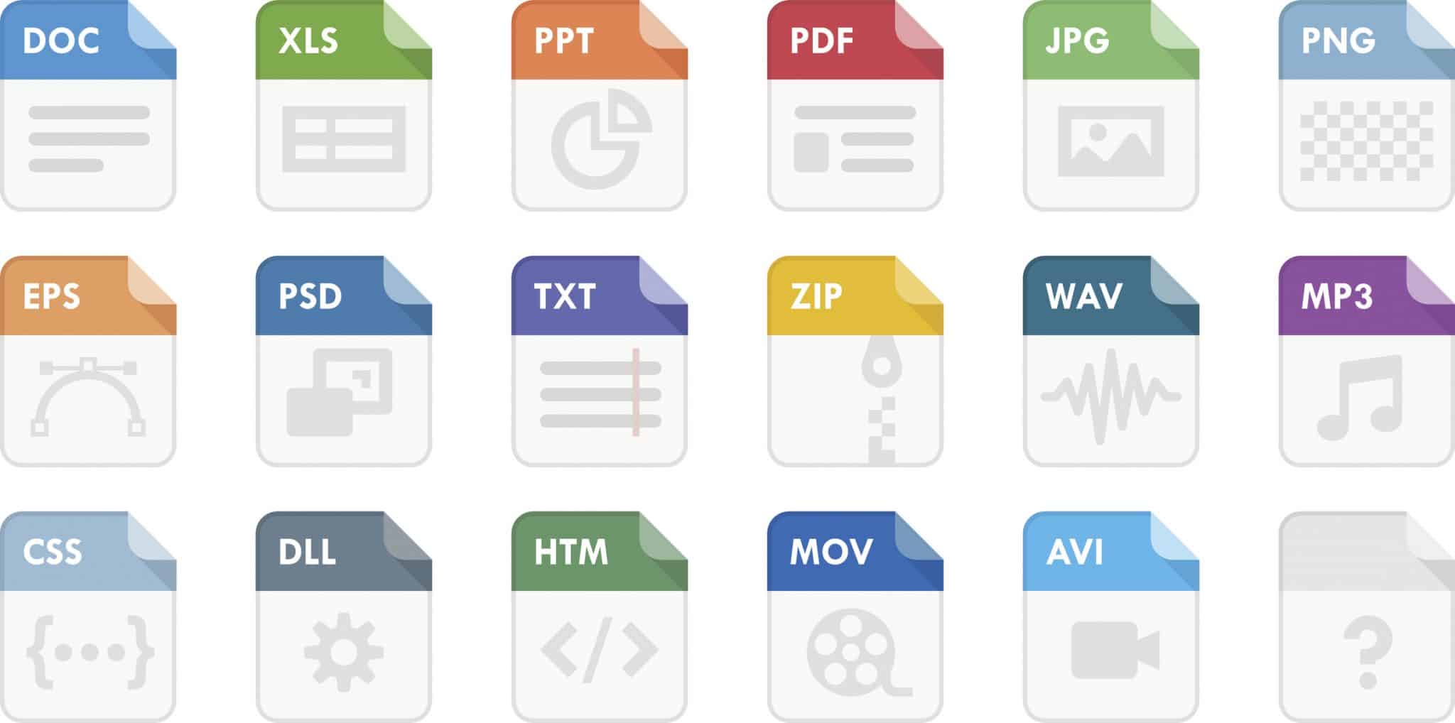 The Giant List of Document File Types and Extensions