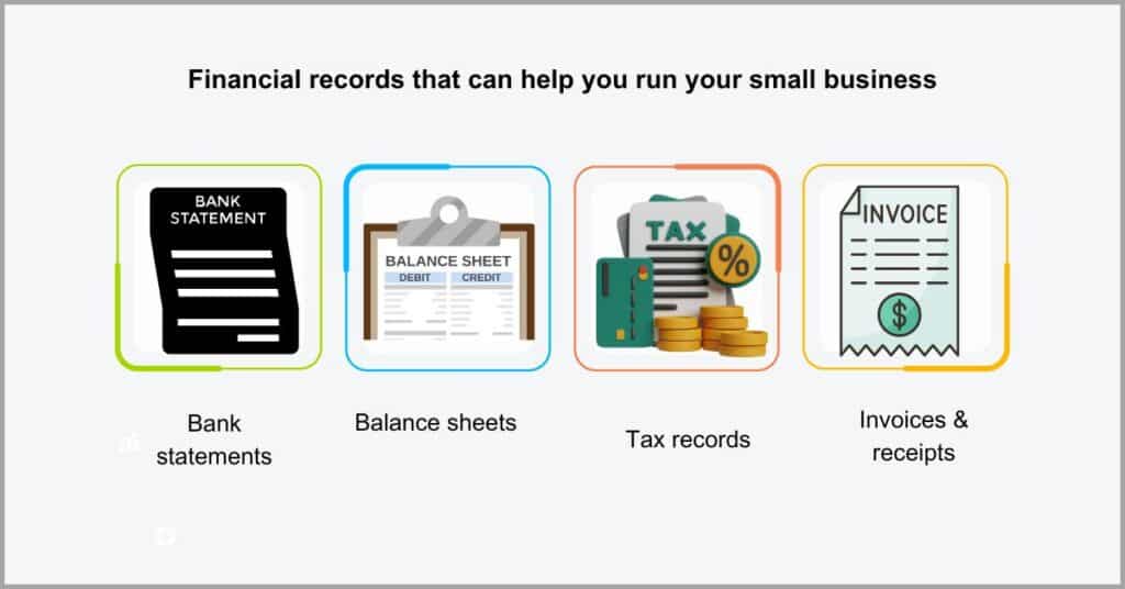 Documents for Small Businesses - Financial Records